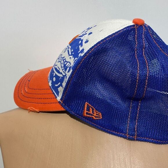 New Era Men's Florida Gator Blue/Orange/White Mesh Trucker Cap Size M-L - Picture 6 of 12